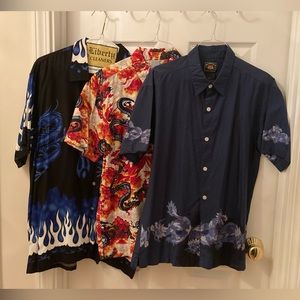 Lot of 3 dragon shirts boy XL or men S